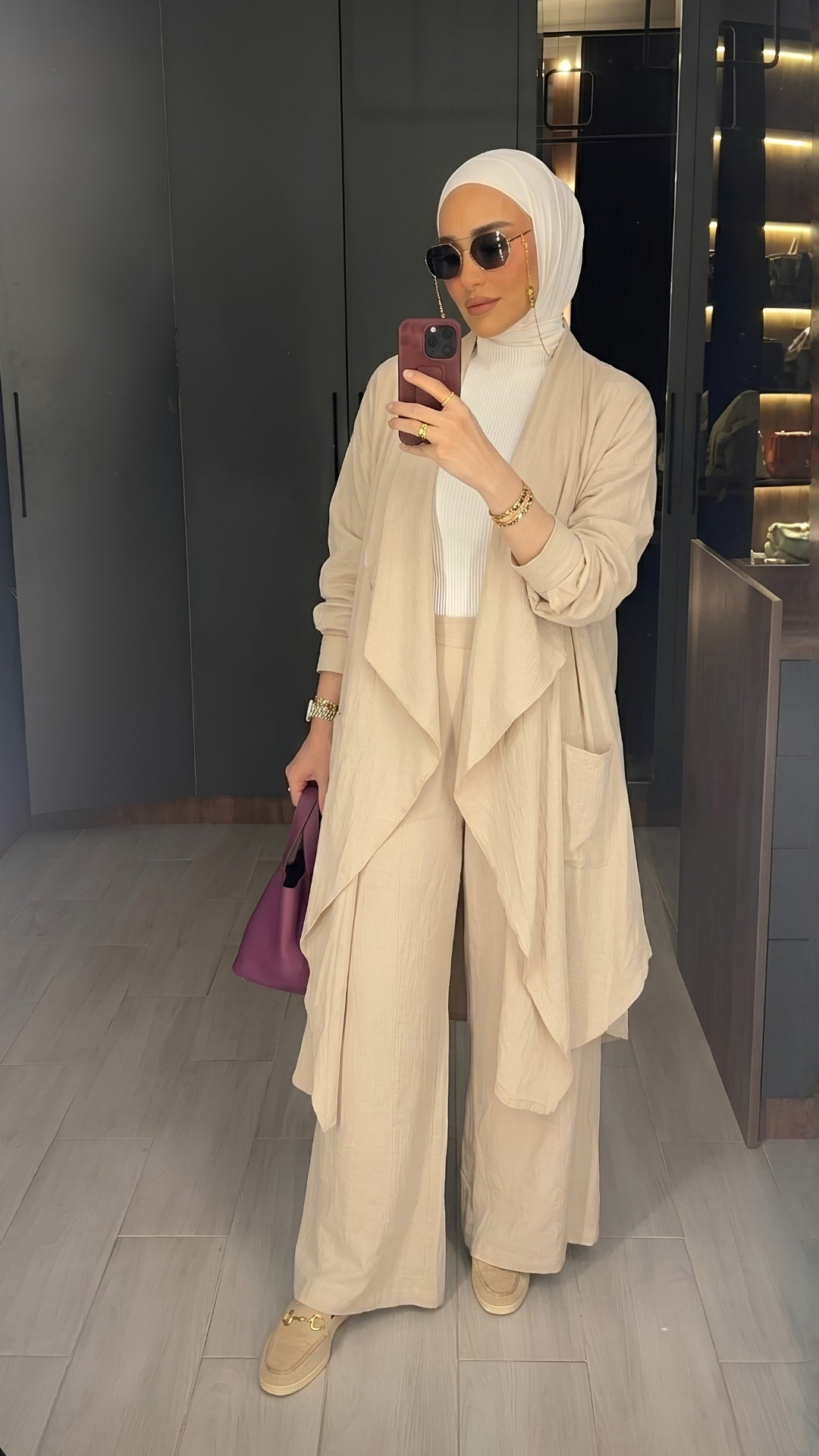 Flowy Cardigan Set