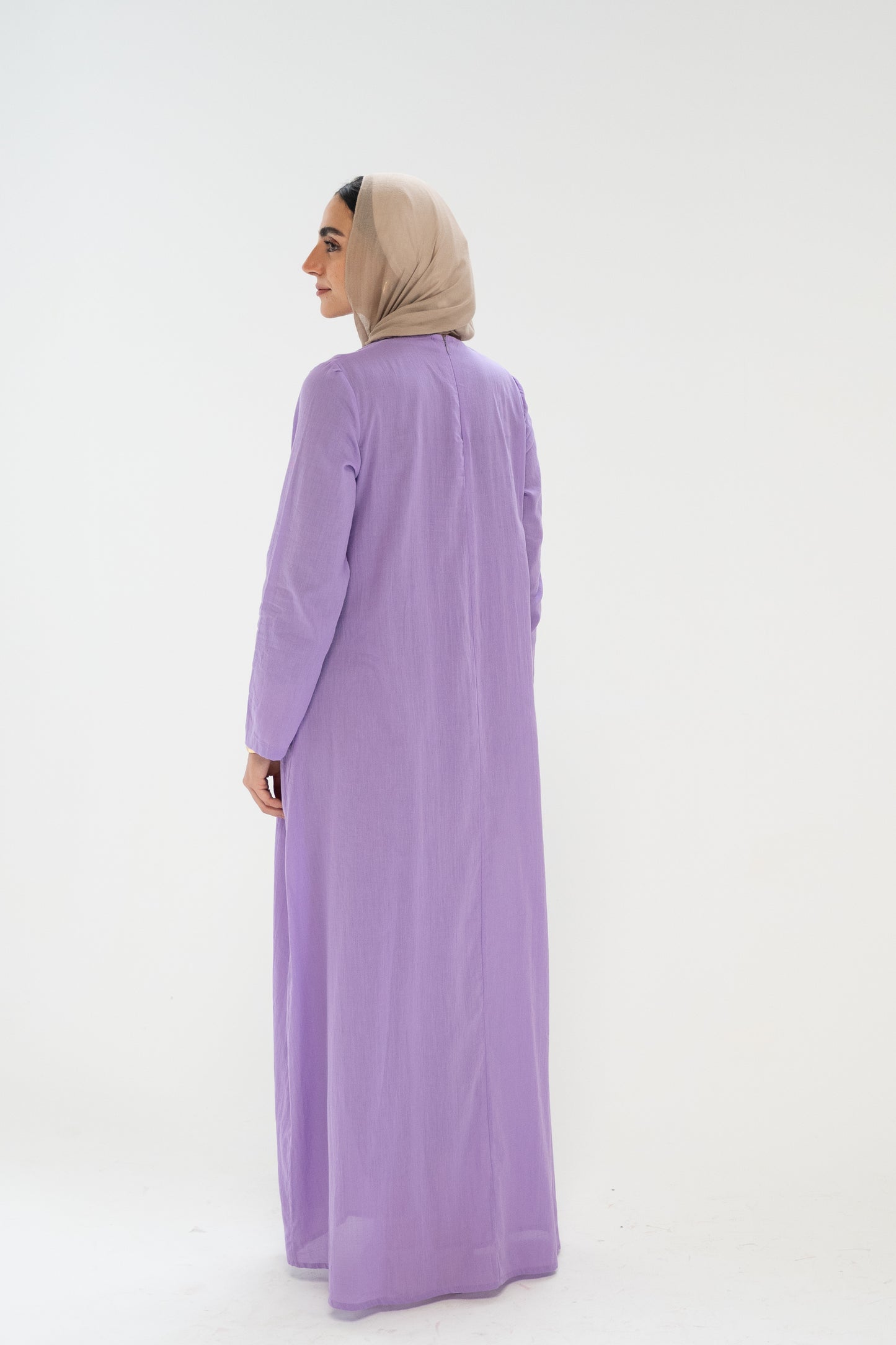 Wavy Line Lavender Dress