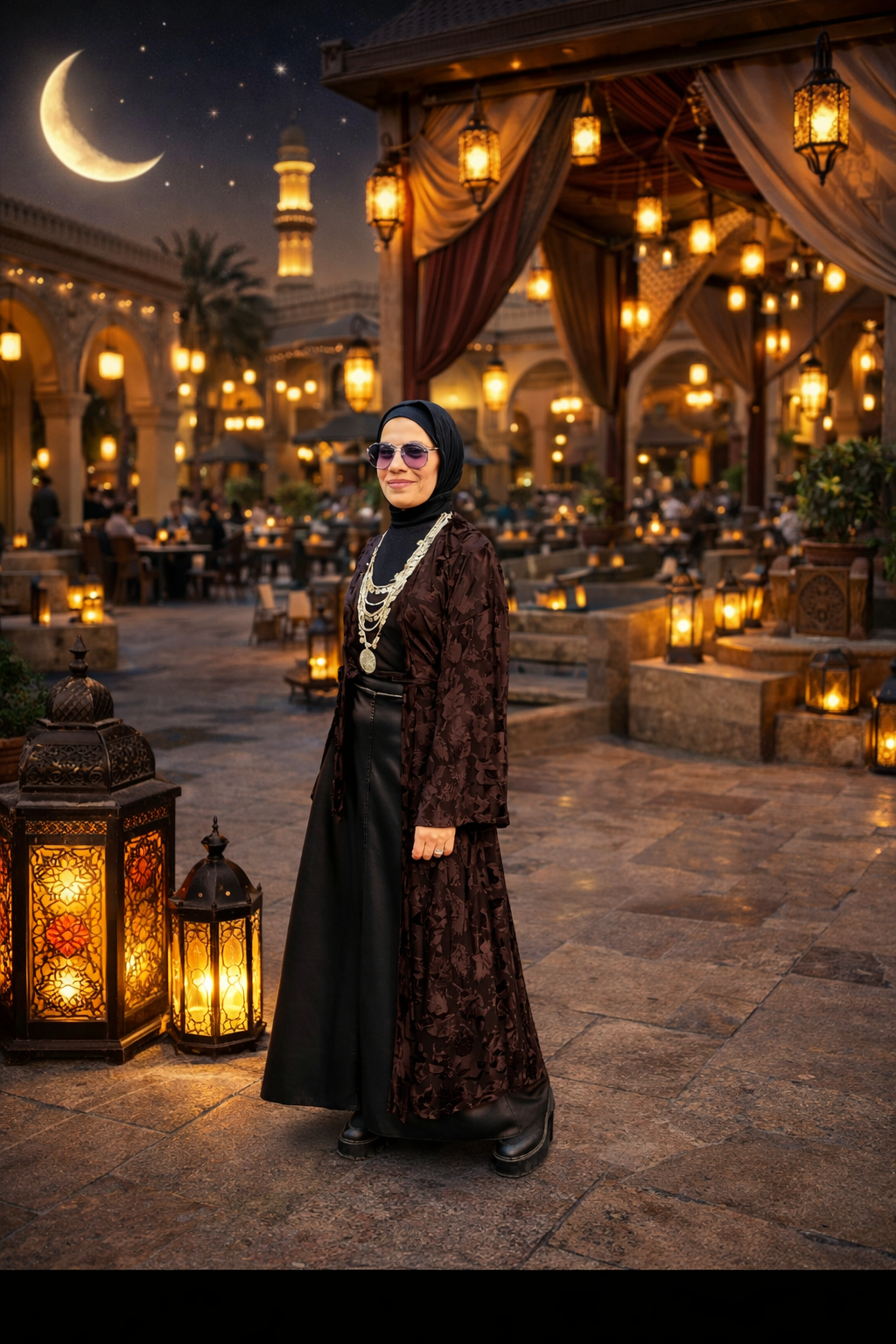 Noor Cocoa Velvet Cardigan