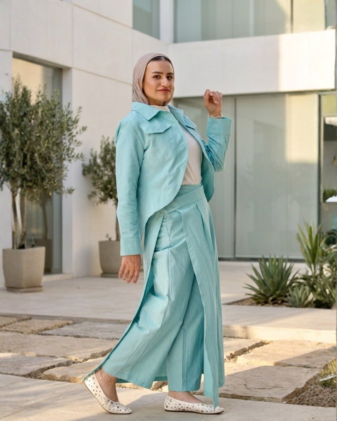 Layered Skirt Set.