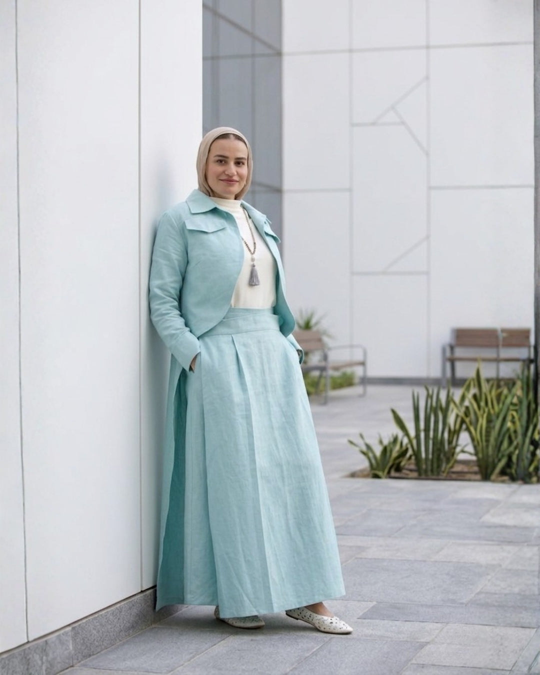 Layered Skirt Set.