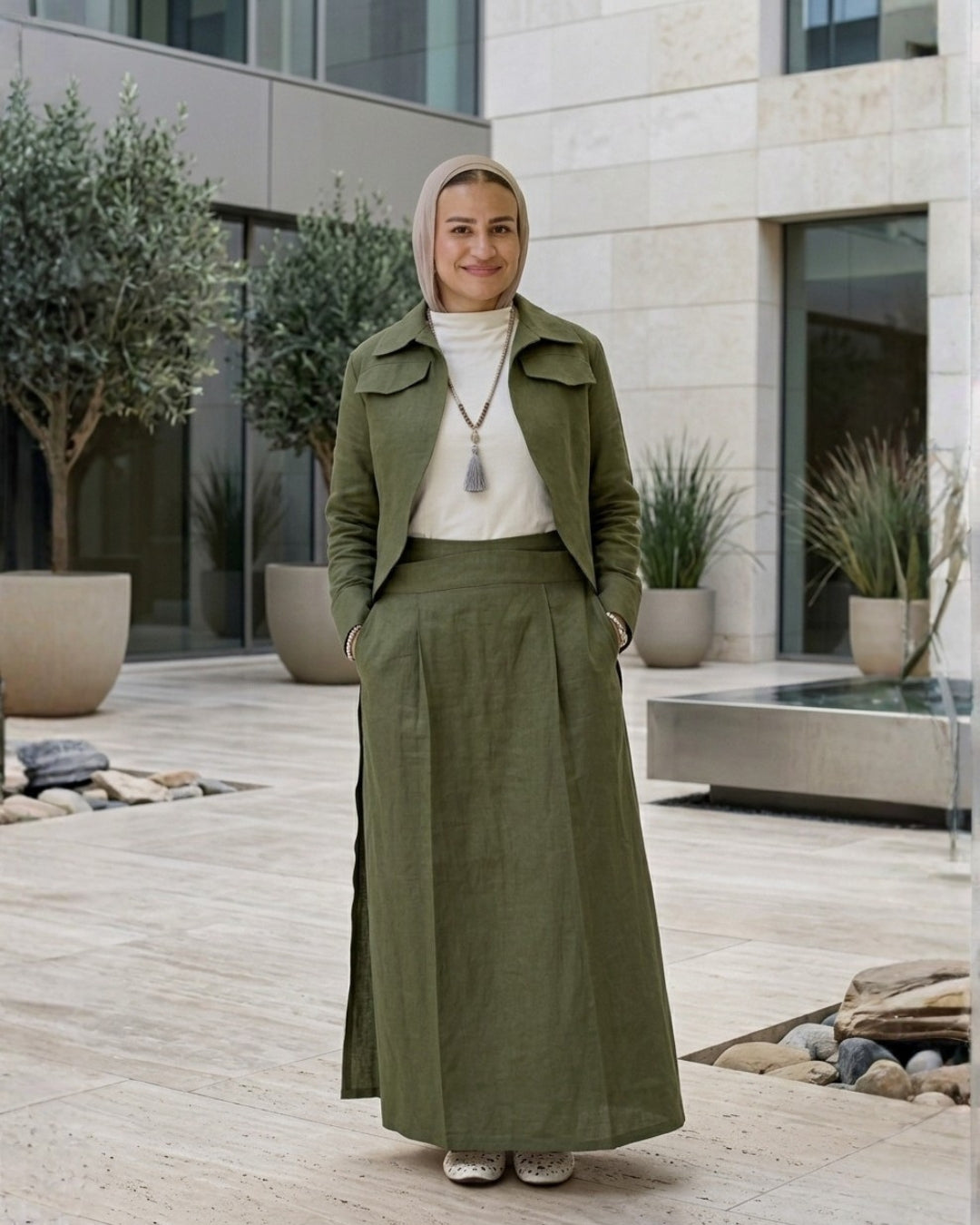 Layered Skirt Set.