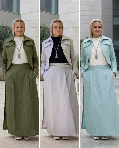 Layered Skirt Set.
