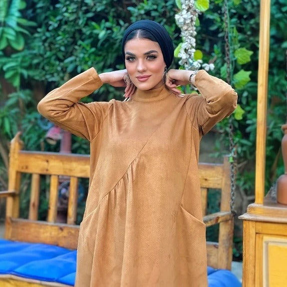 Suede Lined Dress