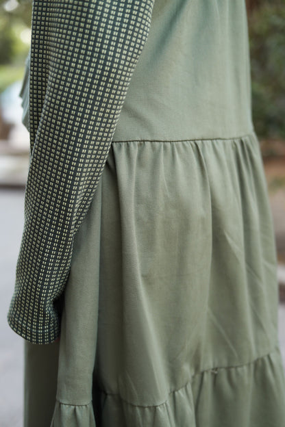 Gabardine Hoodie Dress