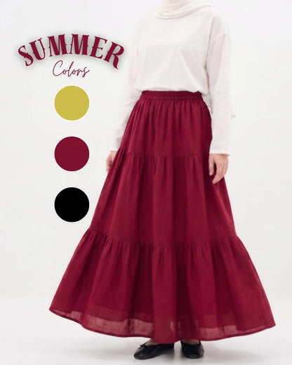 Layered Double Closhe Skirt