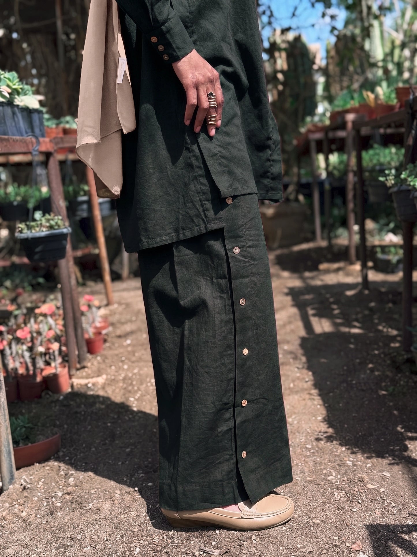 Bohemian Pants Set (Black)