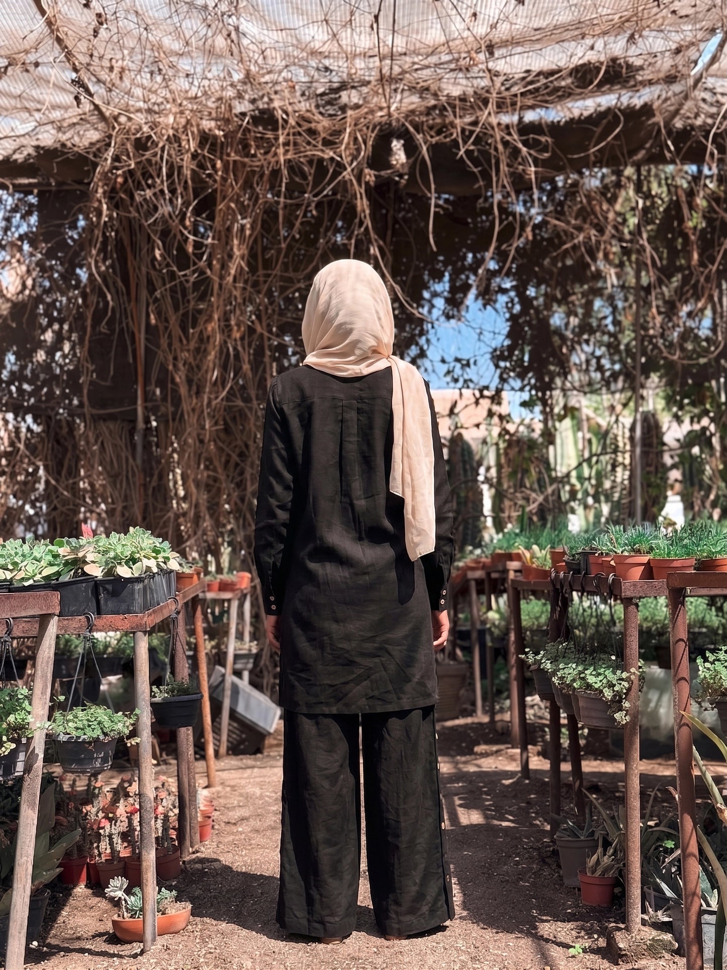 Bohemian Pants Set (Black)