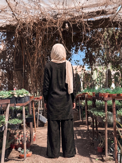 Bohemian Pants Set (Black)