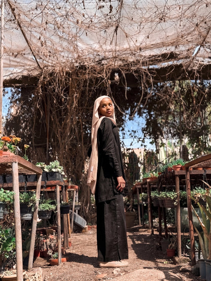 Bohemian Pants Set (Black)