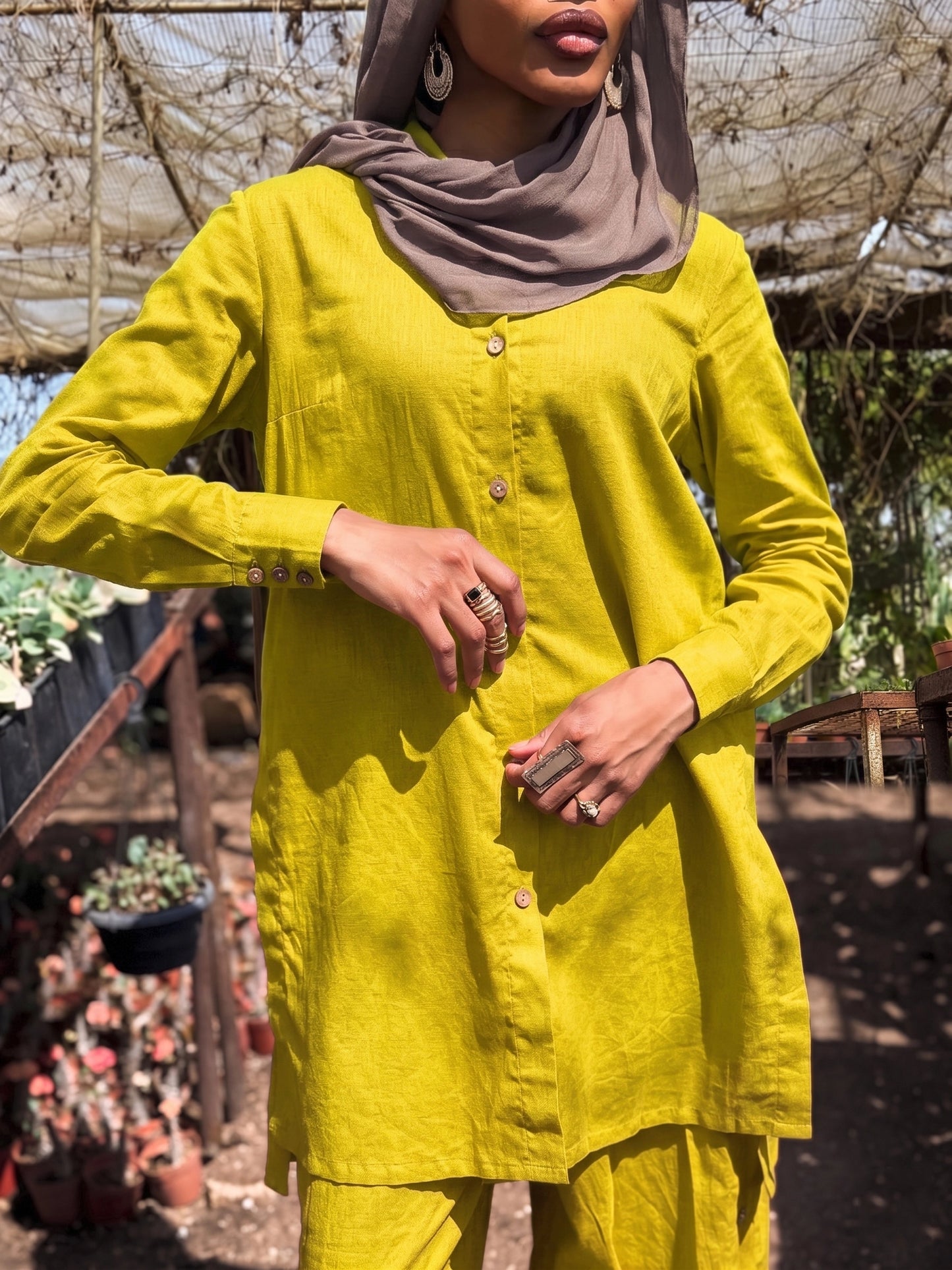 Bohemian Pants Set (kiwi)