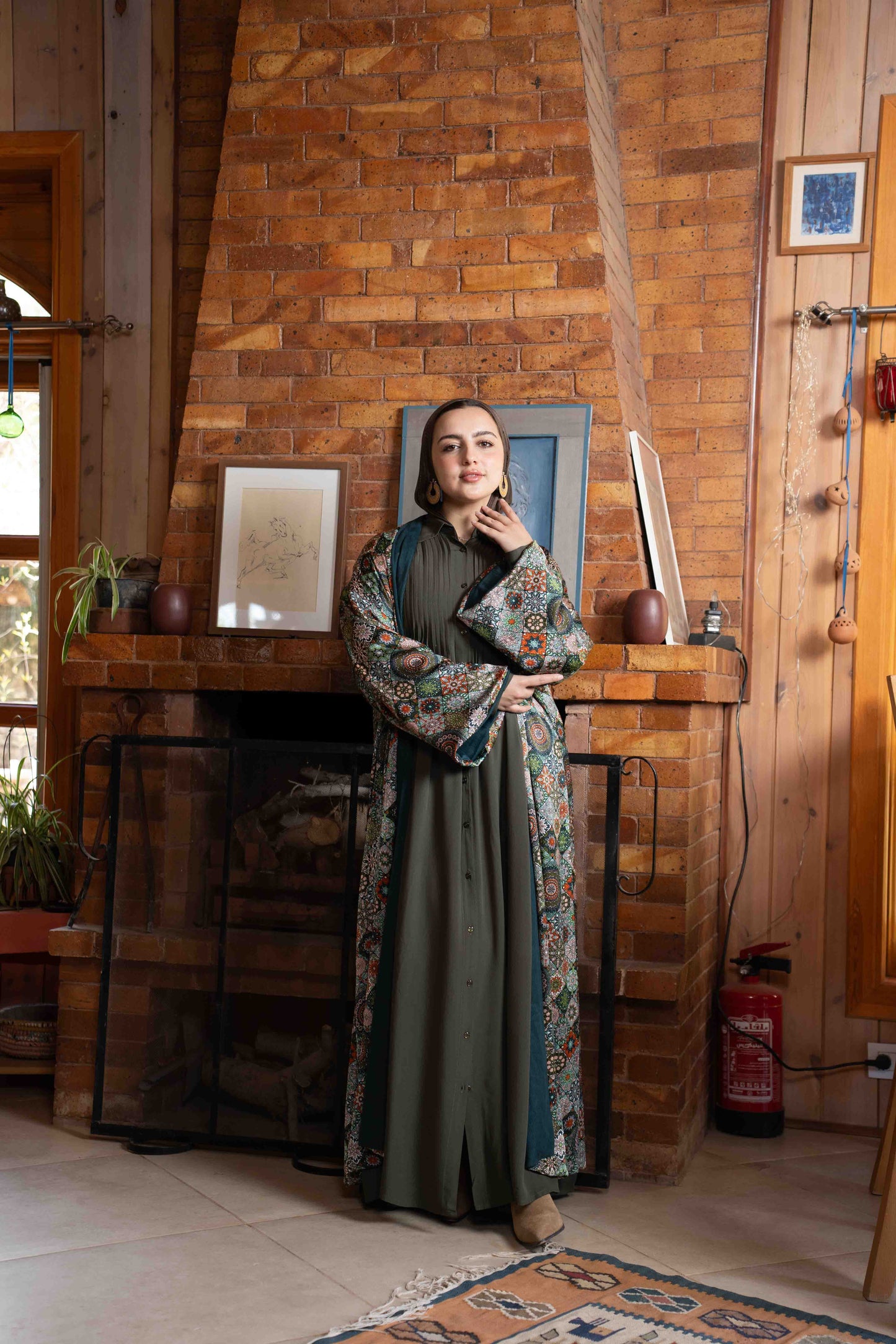 Layali Kaftan – Velvet & Silk (Double Face)