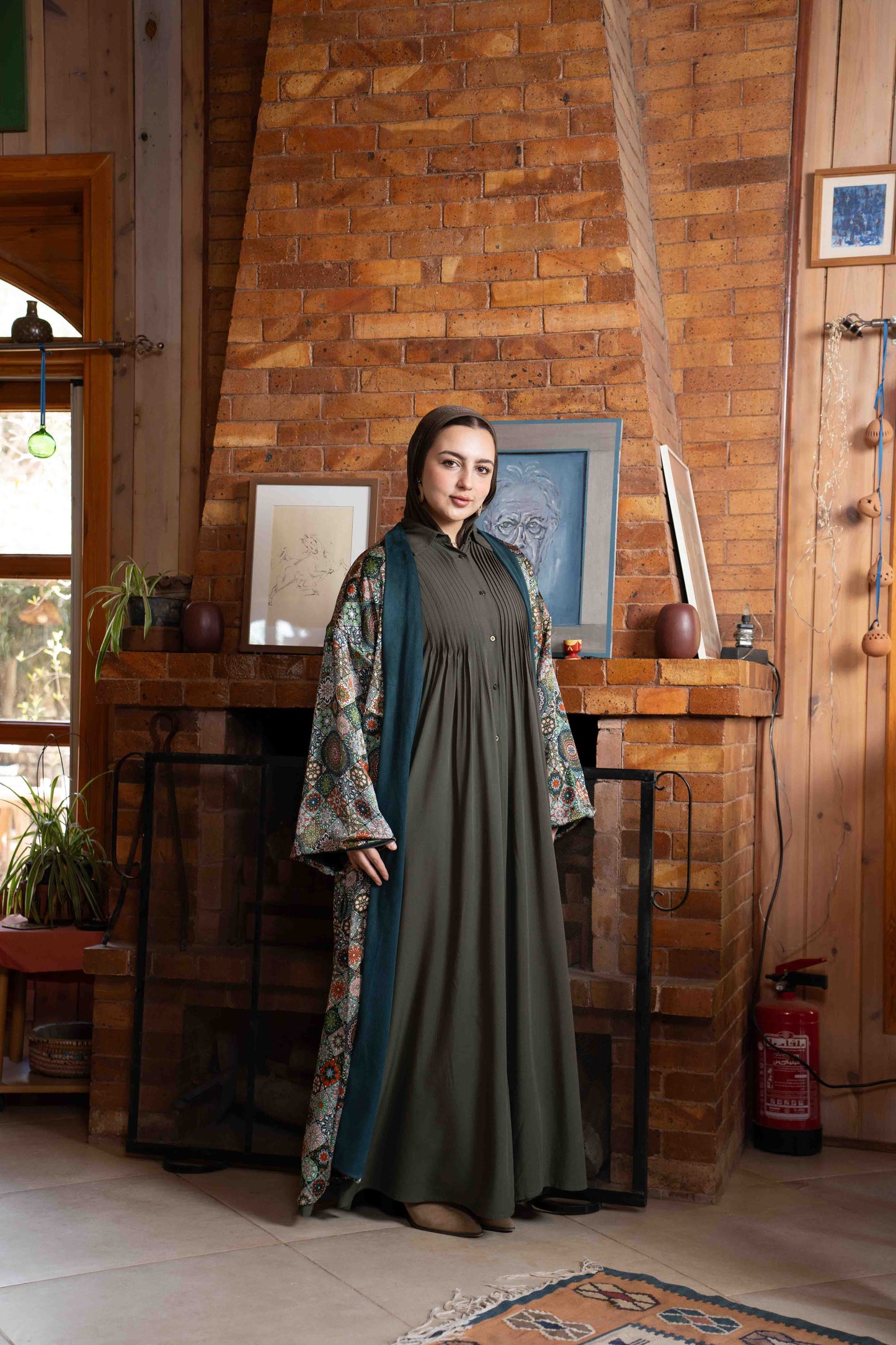 Layali Kaftan – Velvet & Silk (Double Face)