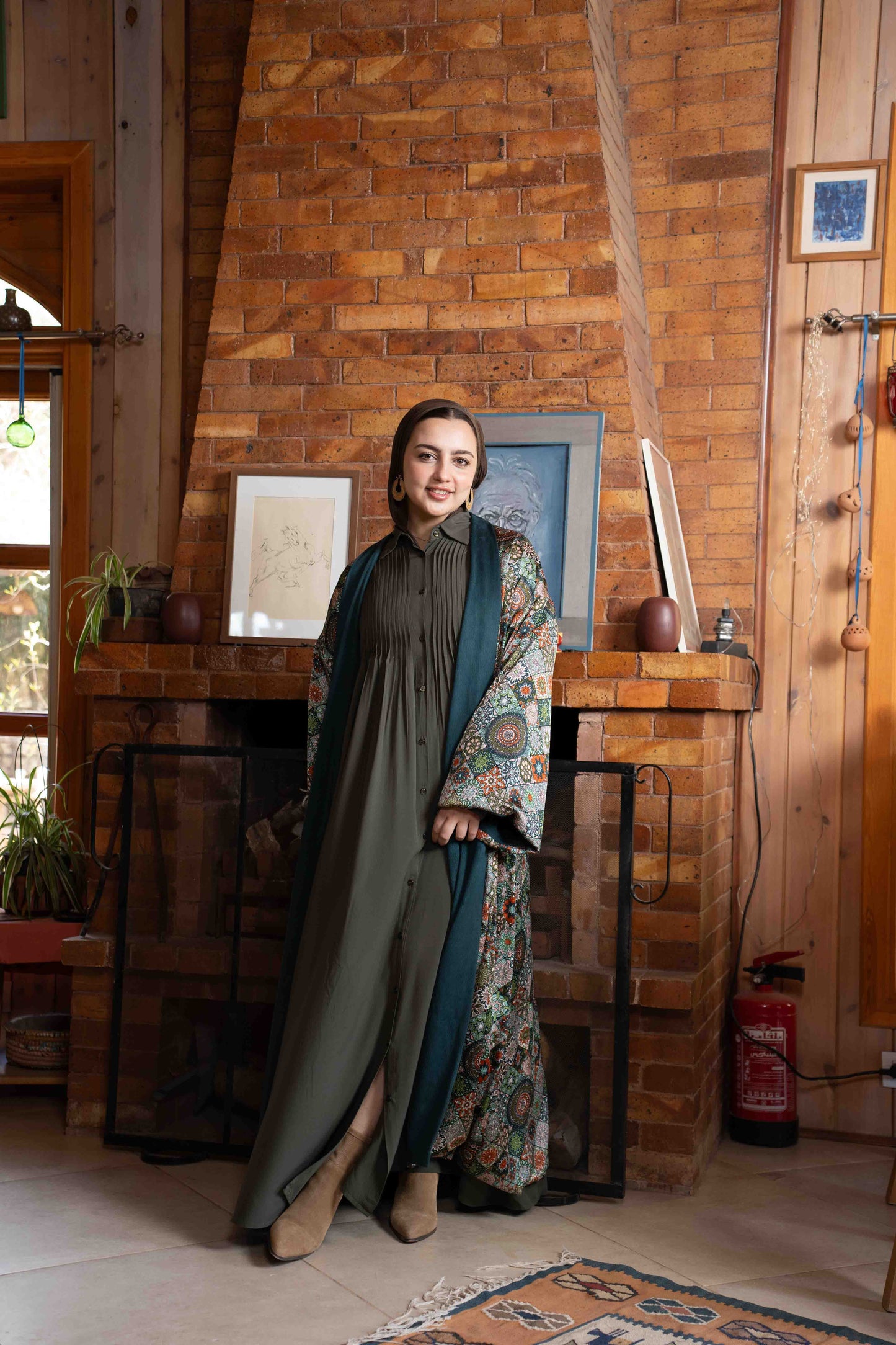 Layali Kaftan – Velvet & Silk (Double Face)