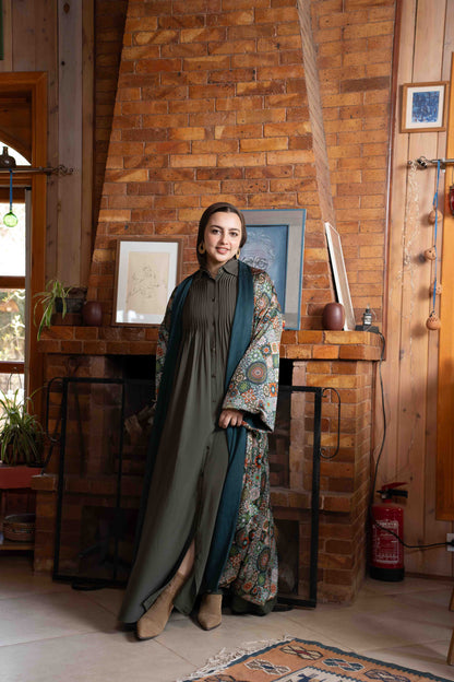 Layali Kaftan – Velvet & Silk (Double Face)