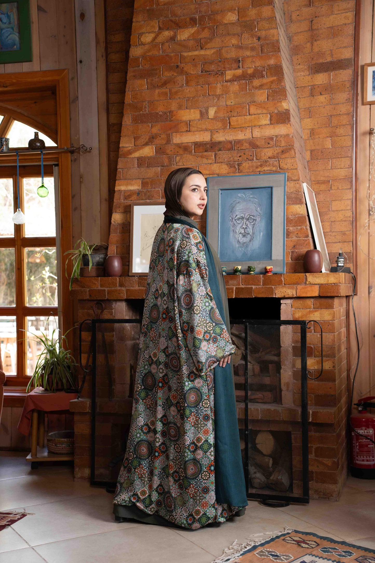 Layali Kaftan – Velvet & Silk (Double Face)