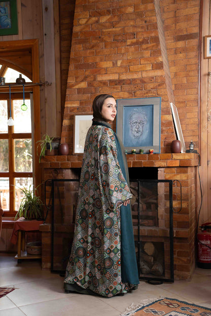 Layali Kaftan – Velvet & Silk (Double Face)