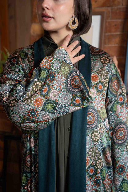 Layali Kaftan – Velvet & Silk (Double Face)