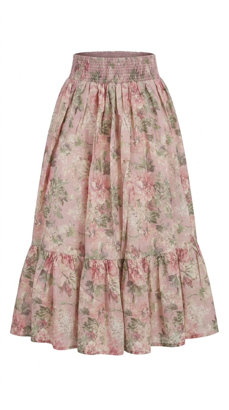 Empire Corset Maxi Skirt