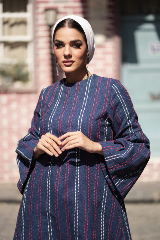 Striped Jean Dress