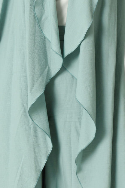 Mint Irregular Cardigan