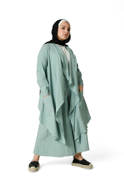 Mint Irregular Cardigan