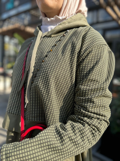 Gabardine Hoodie Dress