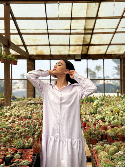 Low Waist Dress- Lavender