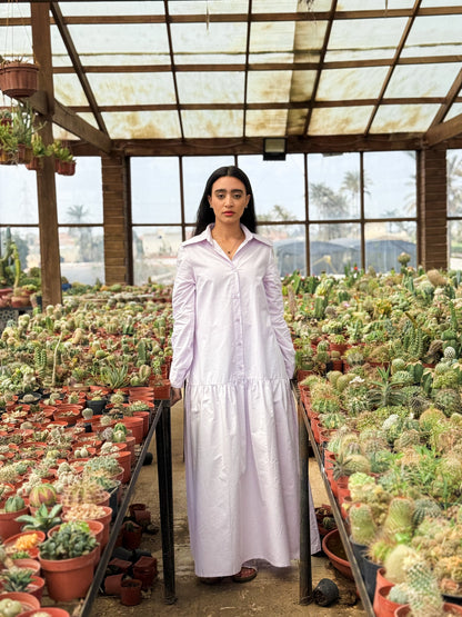 Low Waist Dress- Lavender