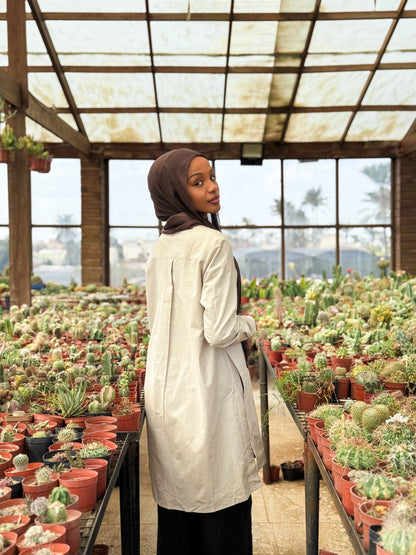 Zahara Linen Set Beige