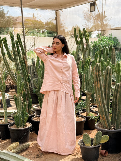 Dusty Rose Skirt Set