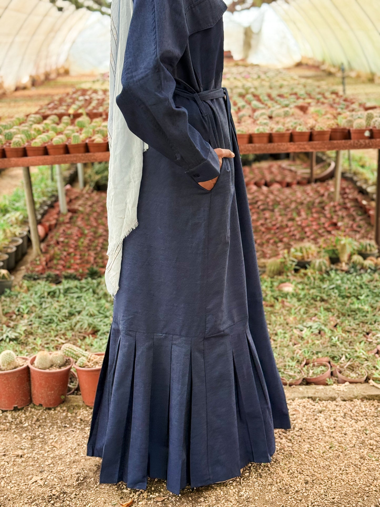 Jeans Ruffled Dress