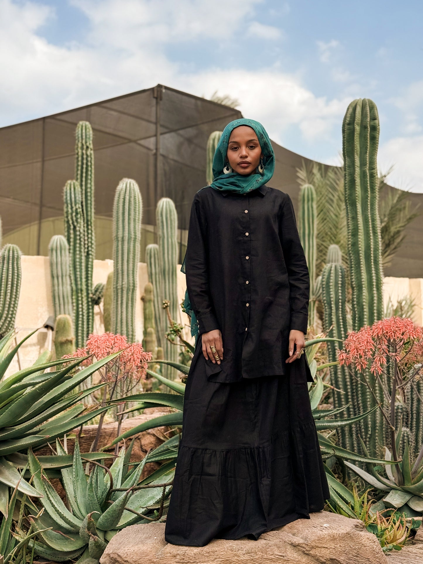 Zahara Skirt set black