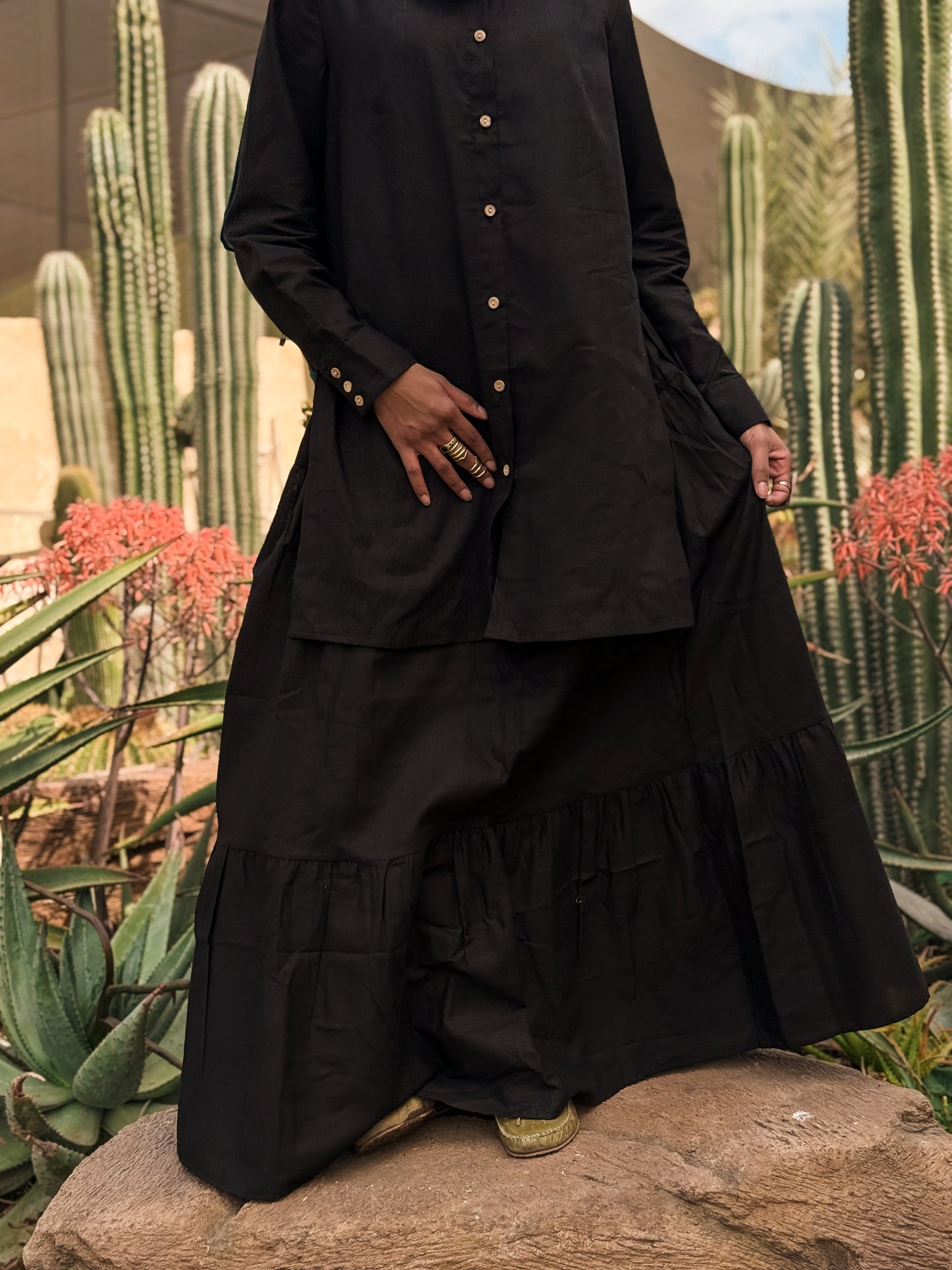 Zahara Skirt set black