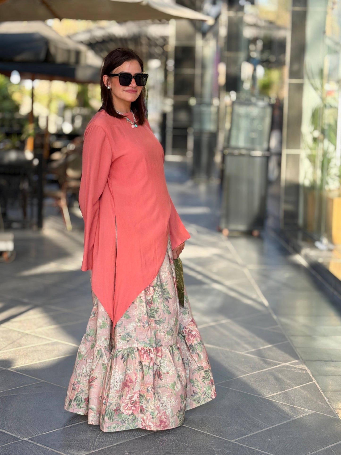 Asymmetric tunic