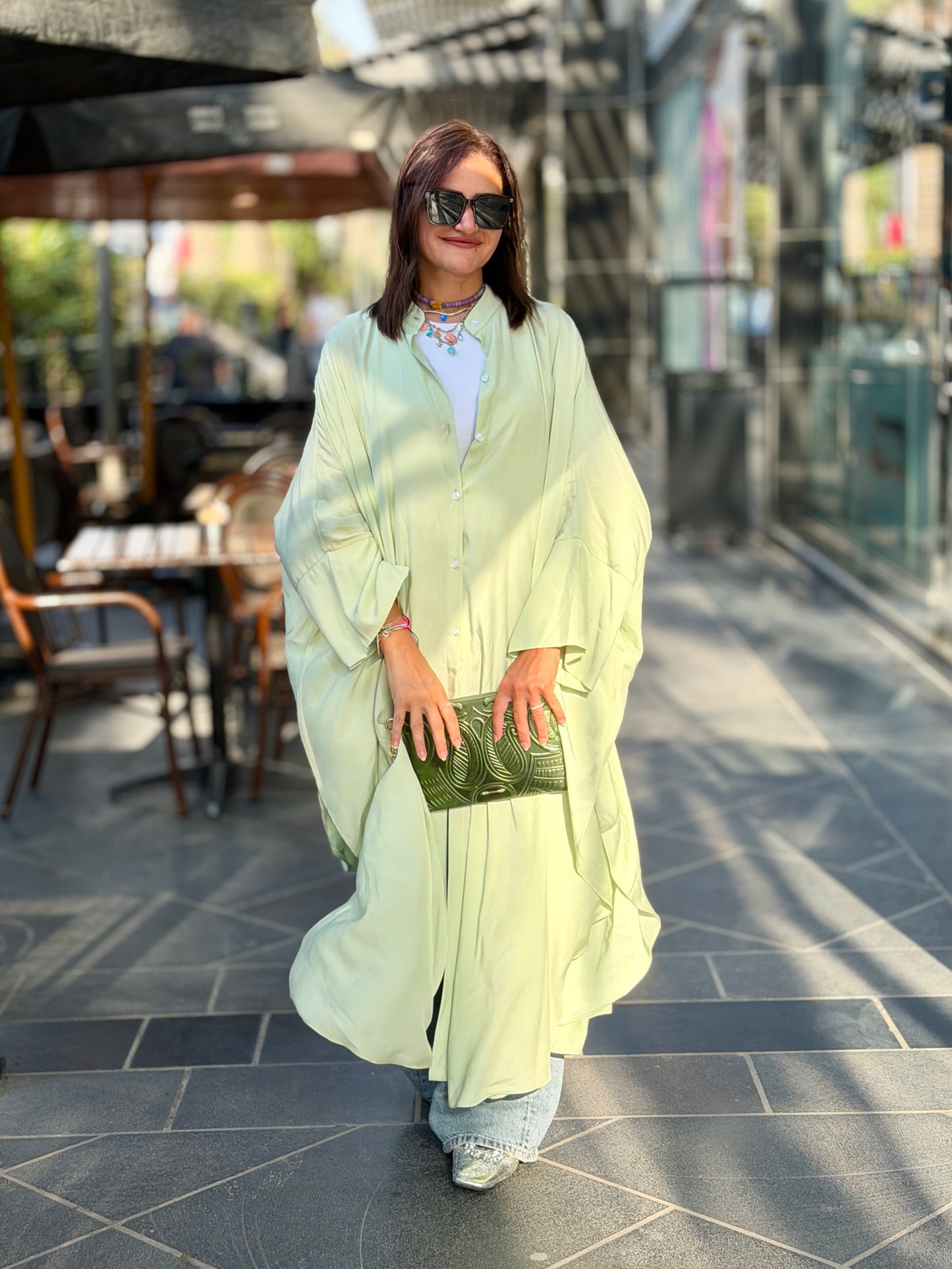 Free Long Shirt Cardigan