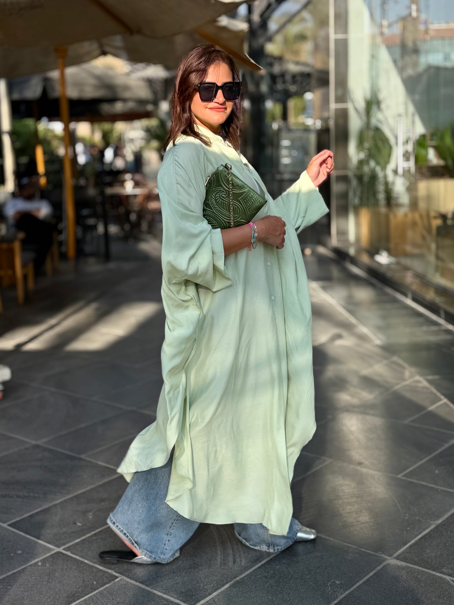 Free Long Shirt Cardigan