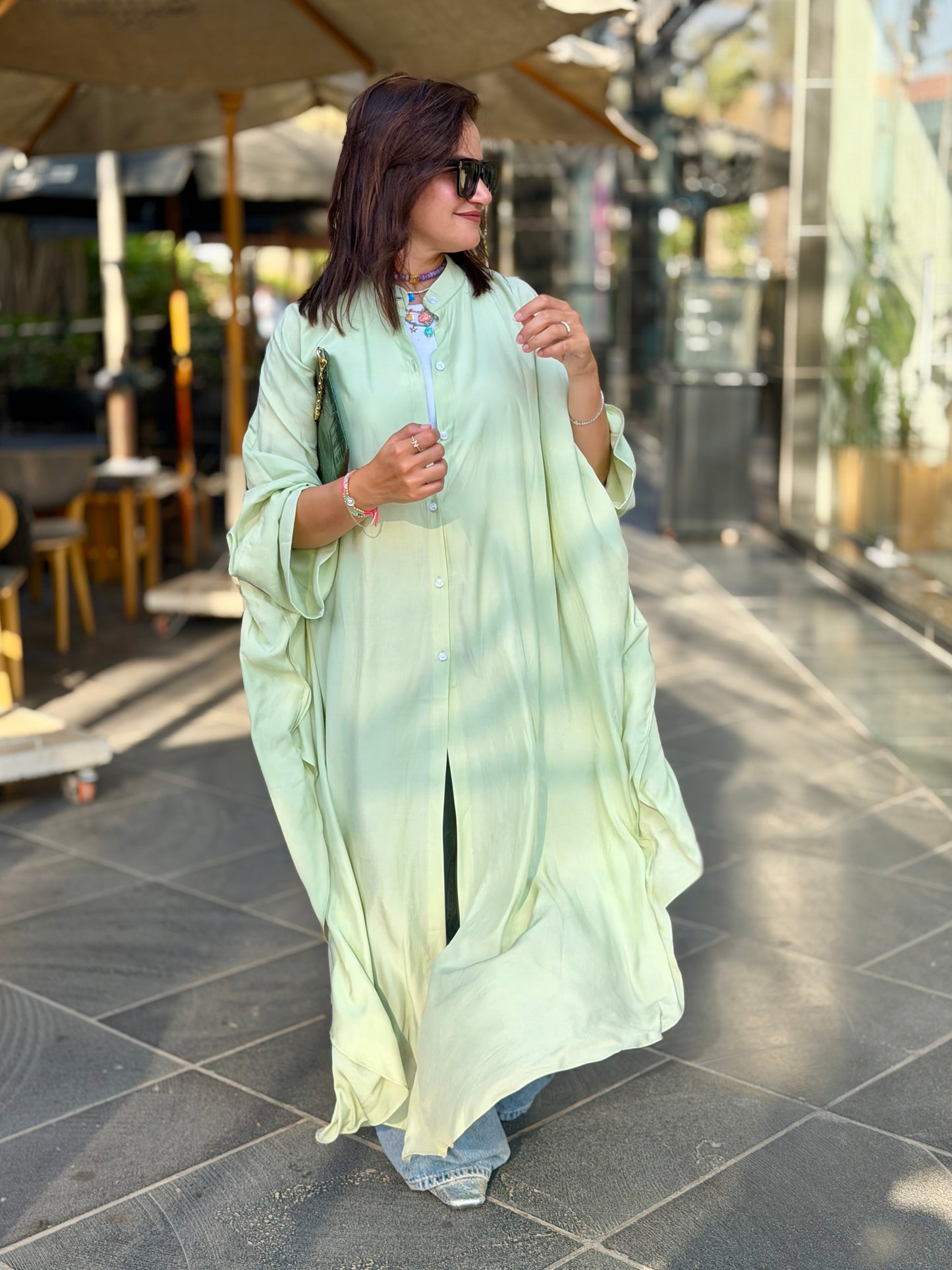 Free Long Shirt Cardigan