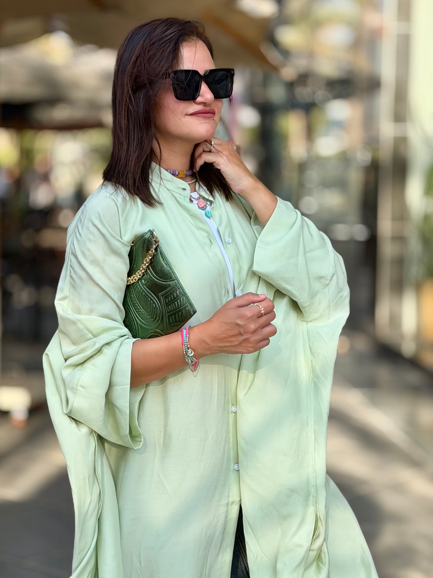 Free Long Shirt Cardigan