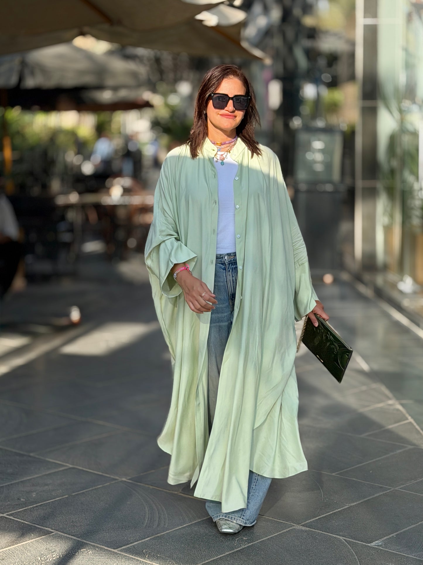 Free Long Shirt Cardigan