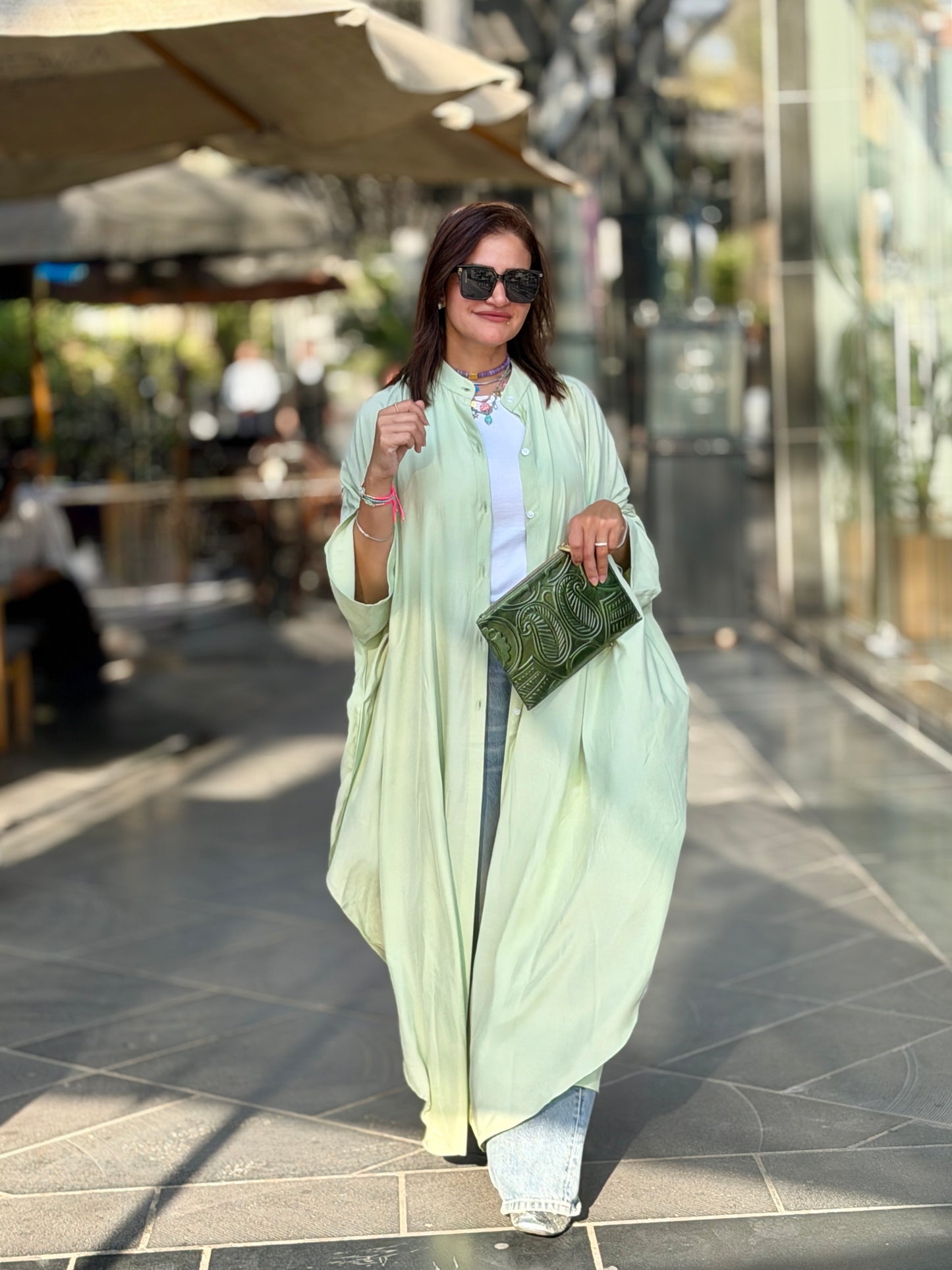Free Long Shirt Cardigan