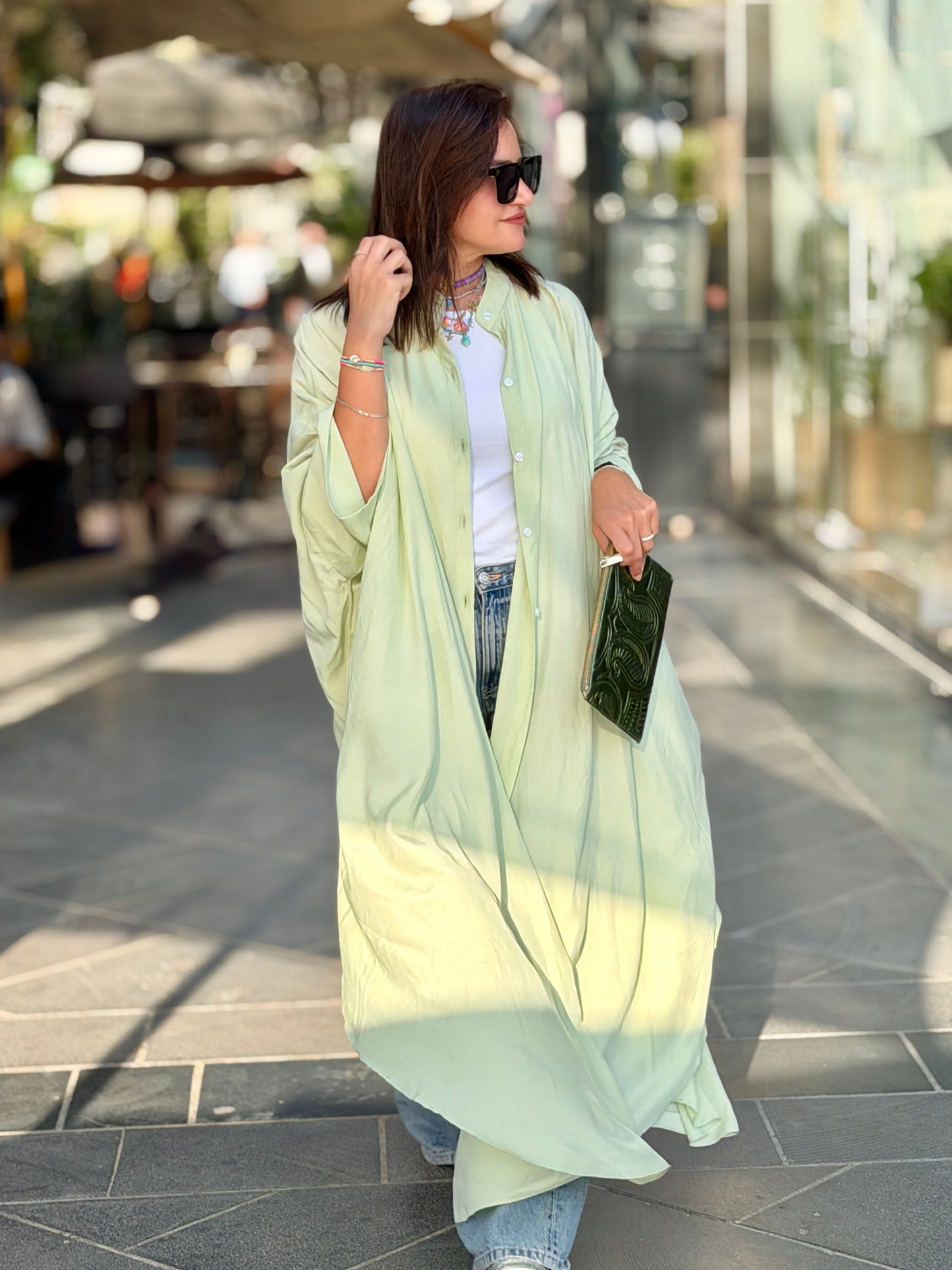 Free Long Shirt Cardigan