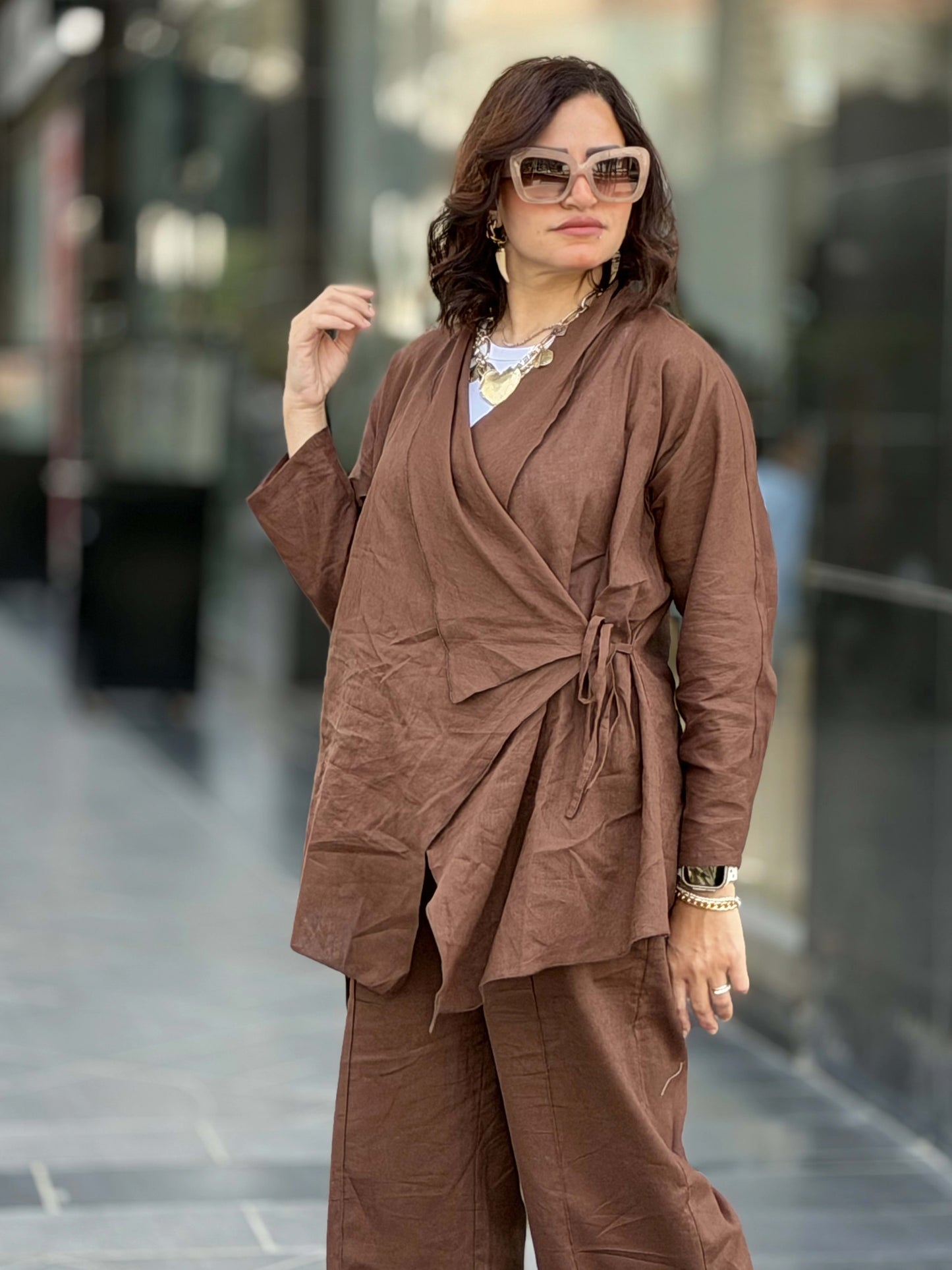 Wrapped Blouse 🤎