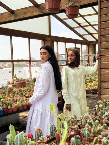 Low Waist Dress-Yellow