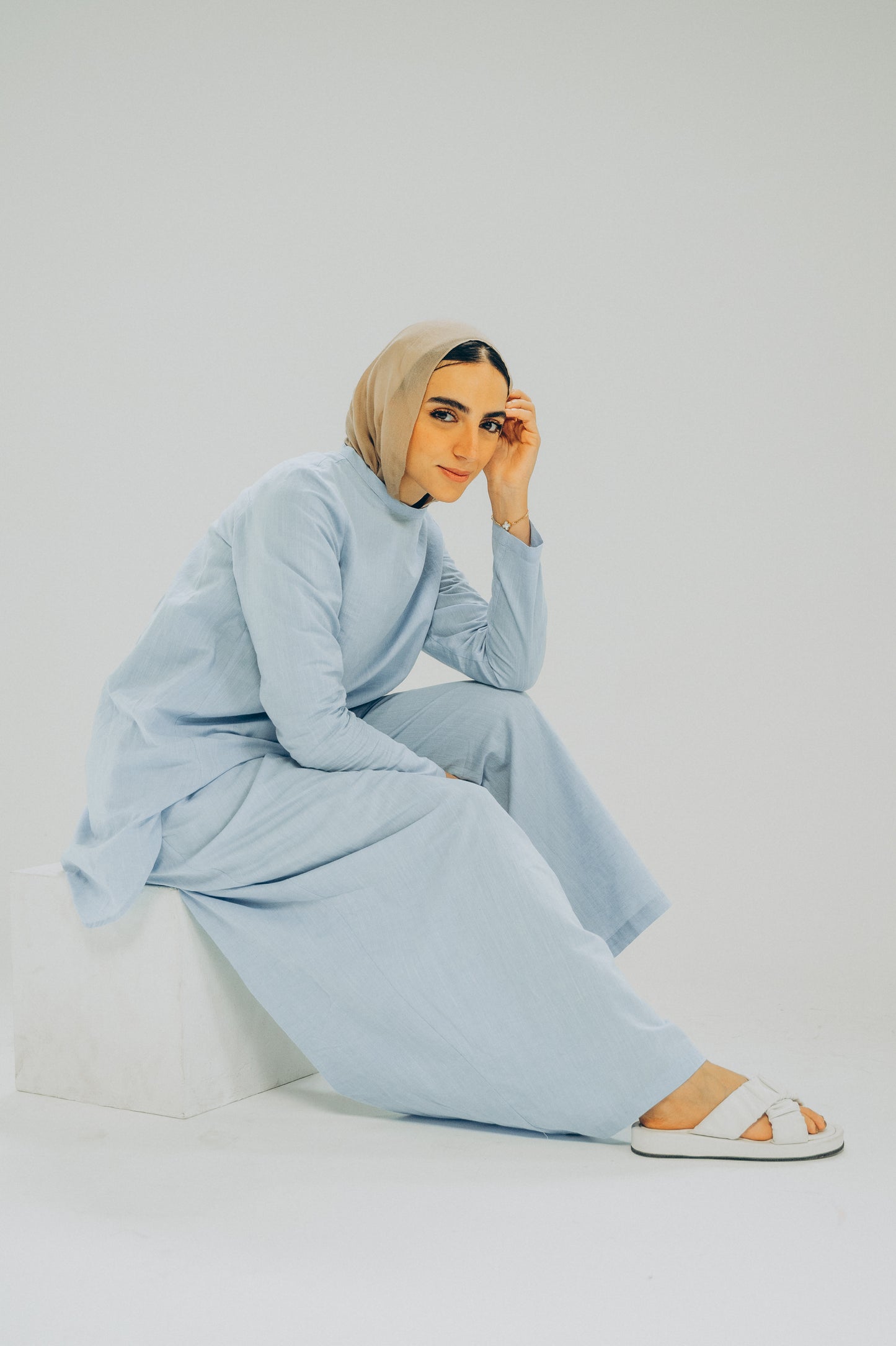 Envelope Set Pants Baby-Blue