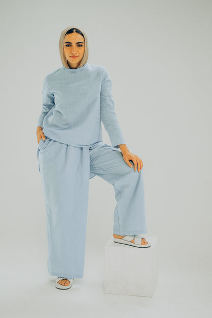 Envelope Set Shirt Baby-Blue