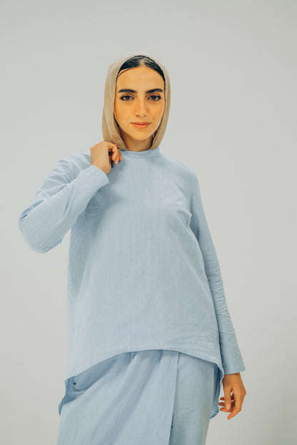 Envelope Set Shirt Baby-Blue