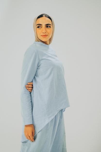 Envelope Set Shirt Baby-Blue