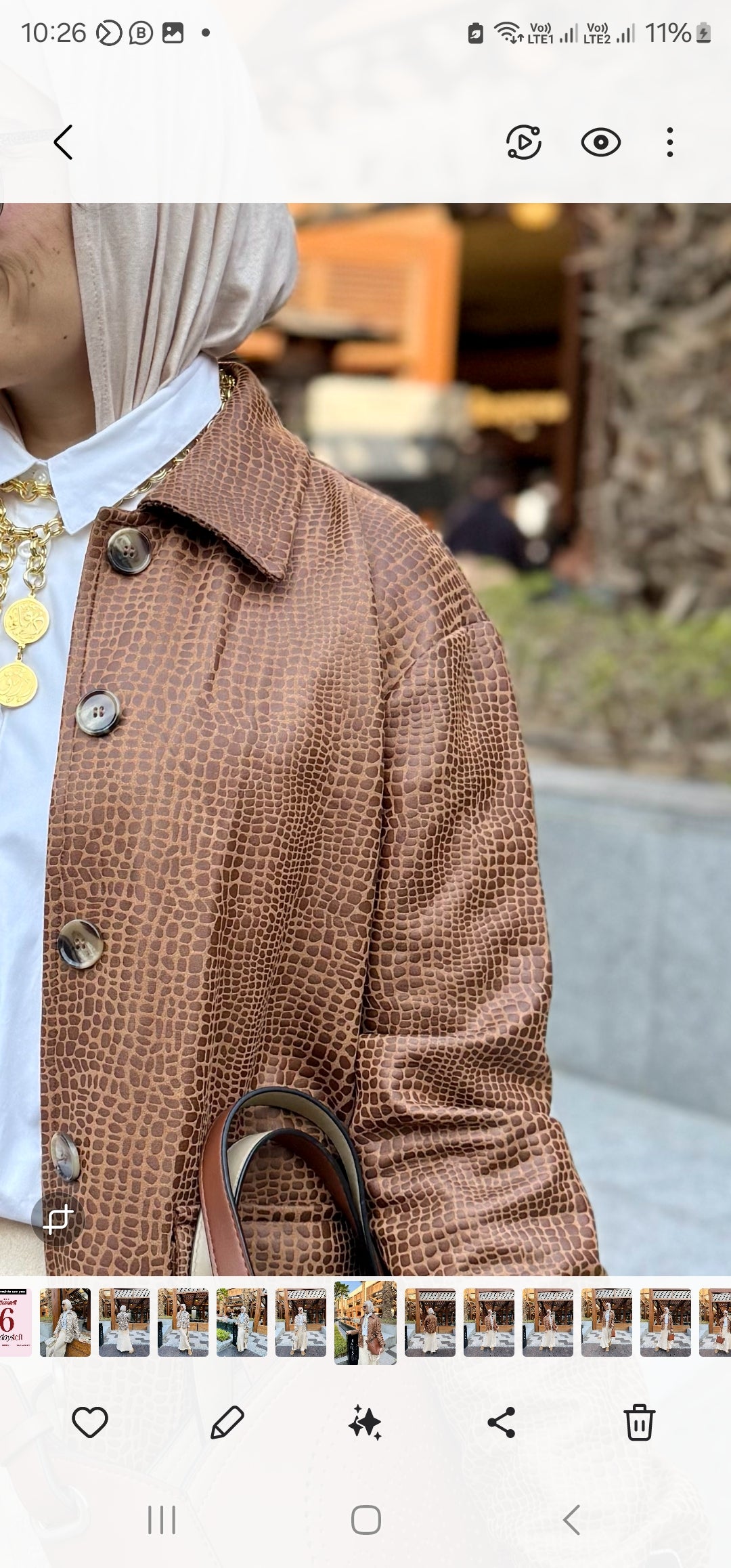 Buttoned Jacket