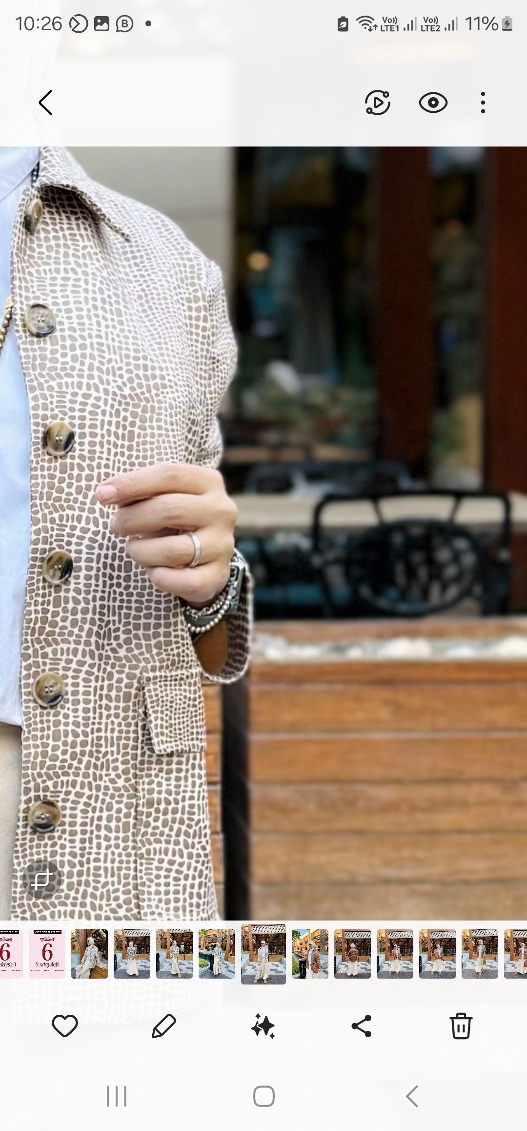 Buttoned Jacket